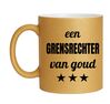 foto 1 Beker met gouden glitters voor een grensrechter van goud