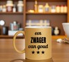 foto 3 Een glitter gouden cadeau mok voor een zwager van goud