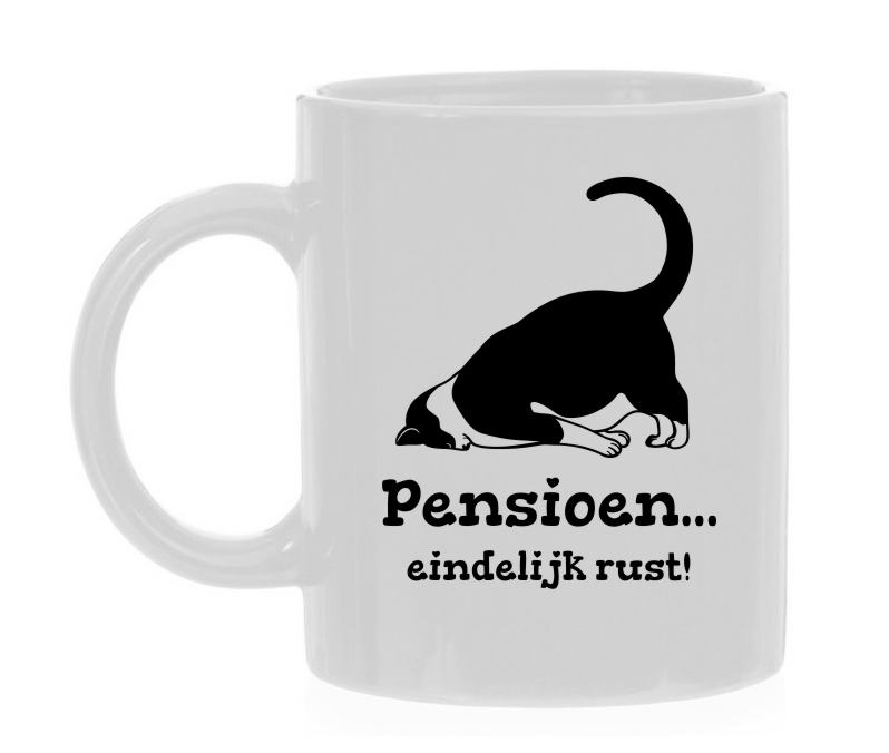 Mok Pensioen eindelijk rust! Leuk en grappig kado