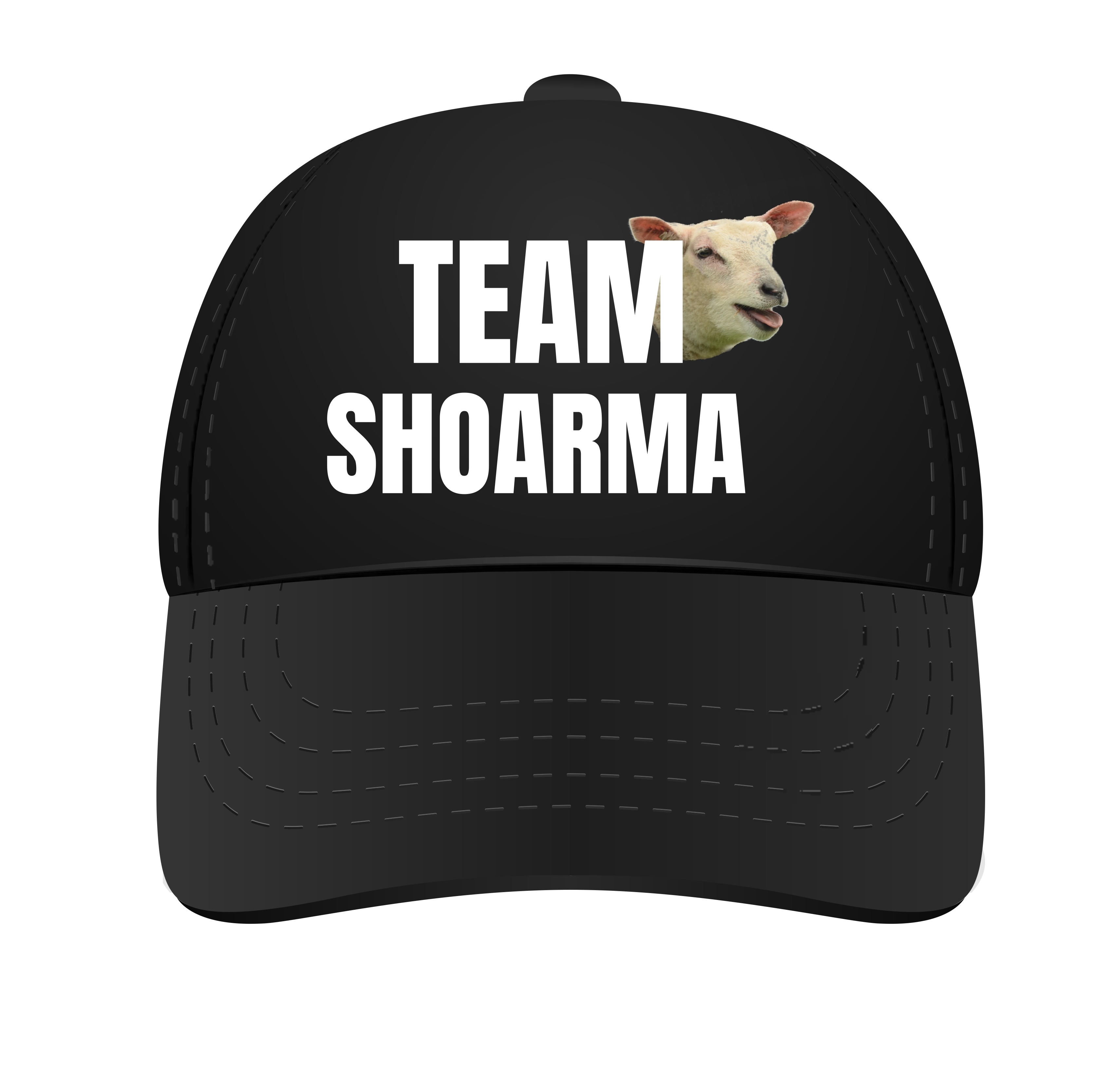 Pet voor het shoarma team