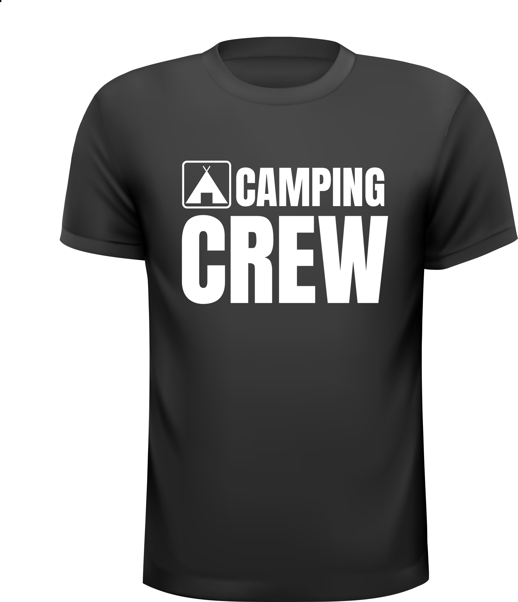 Shirtje voor de crew van de camping T-shirt camping crew
