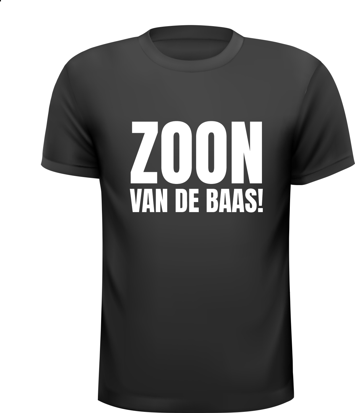 T-shirt voor de zoon van de baas!