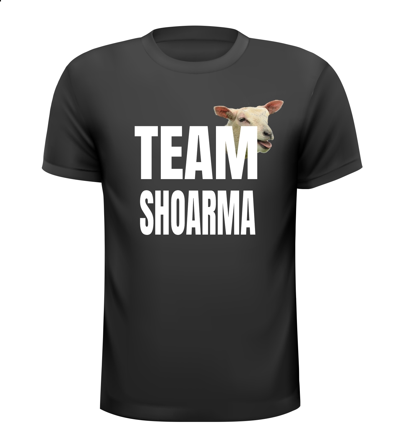 T-shirt voor Team Shoarma. Het Shoarma Team