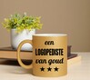 foto 2 Beker goud met glitters voor een logopediste orgineel cadeautje