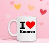 foto 4 Beker wit koffie of thee ik hou i love Emmen