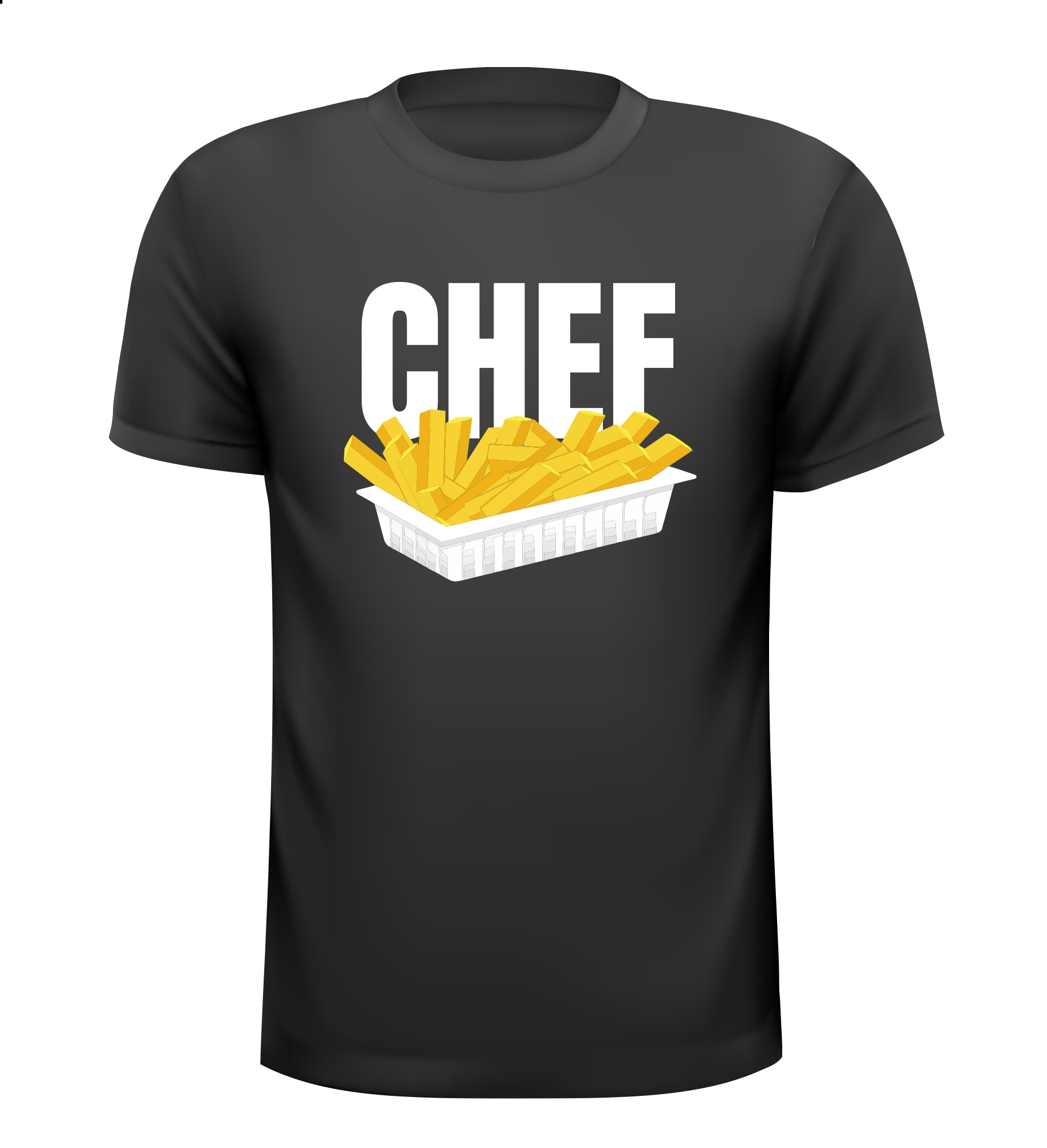 Shirtje voor chef friet T-shirt voor chef patat