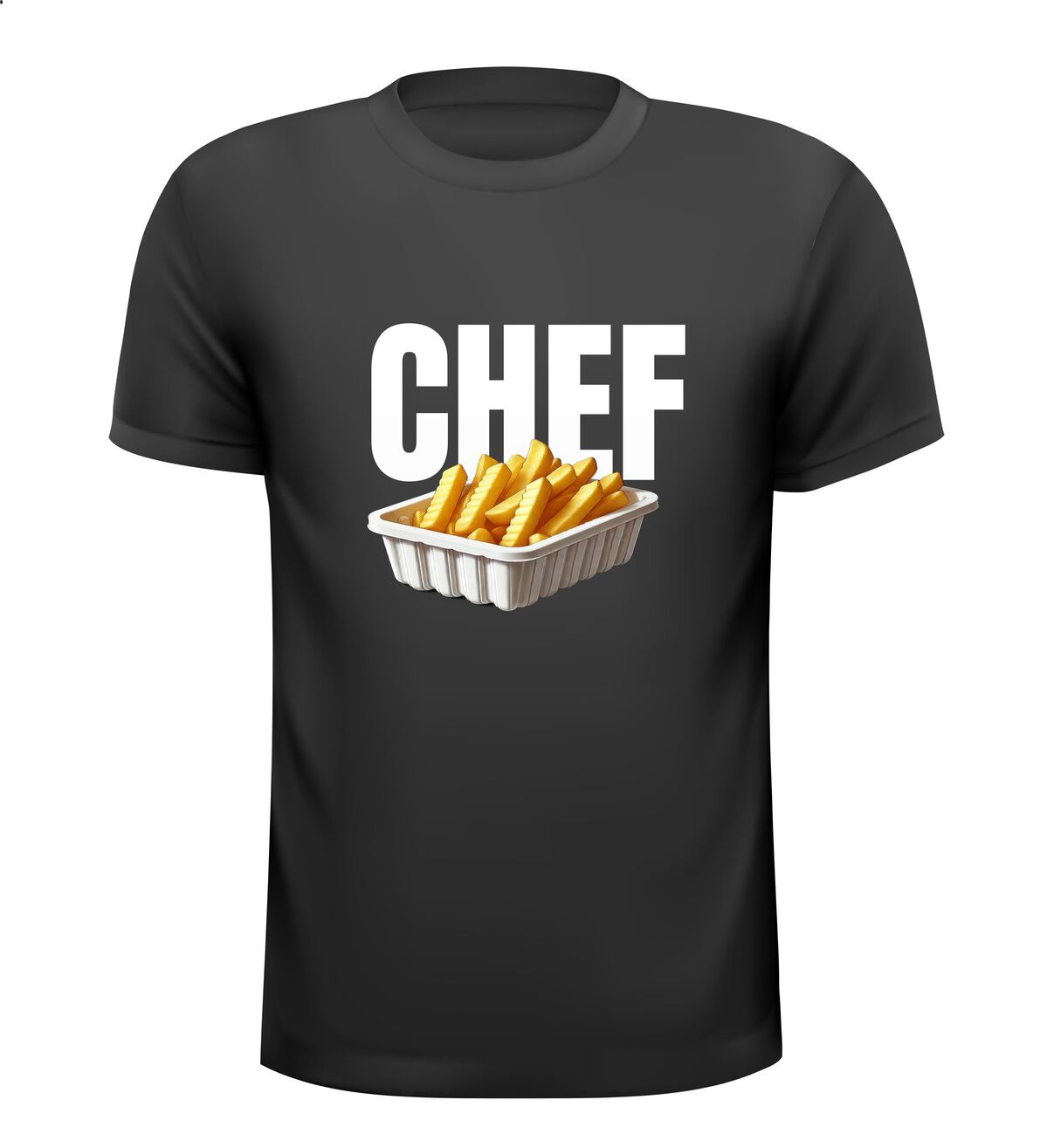 Shirtje voor chef friet T-shirt voor chef patat