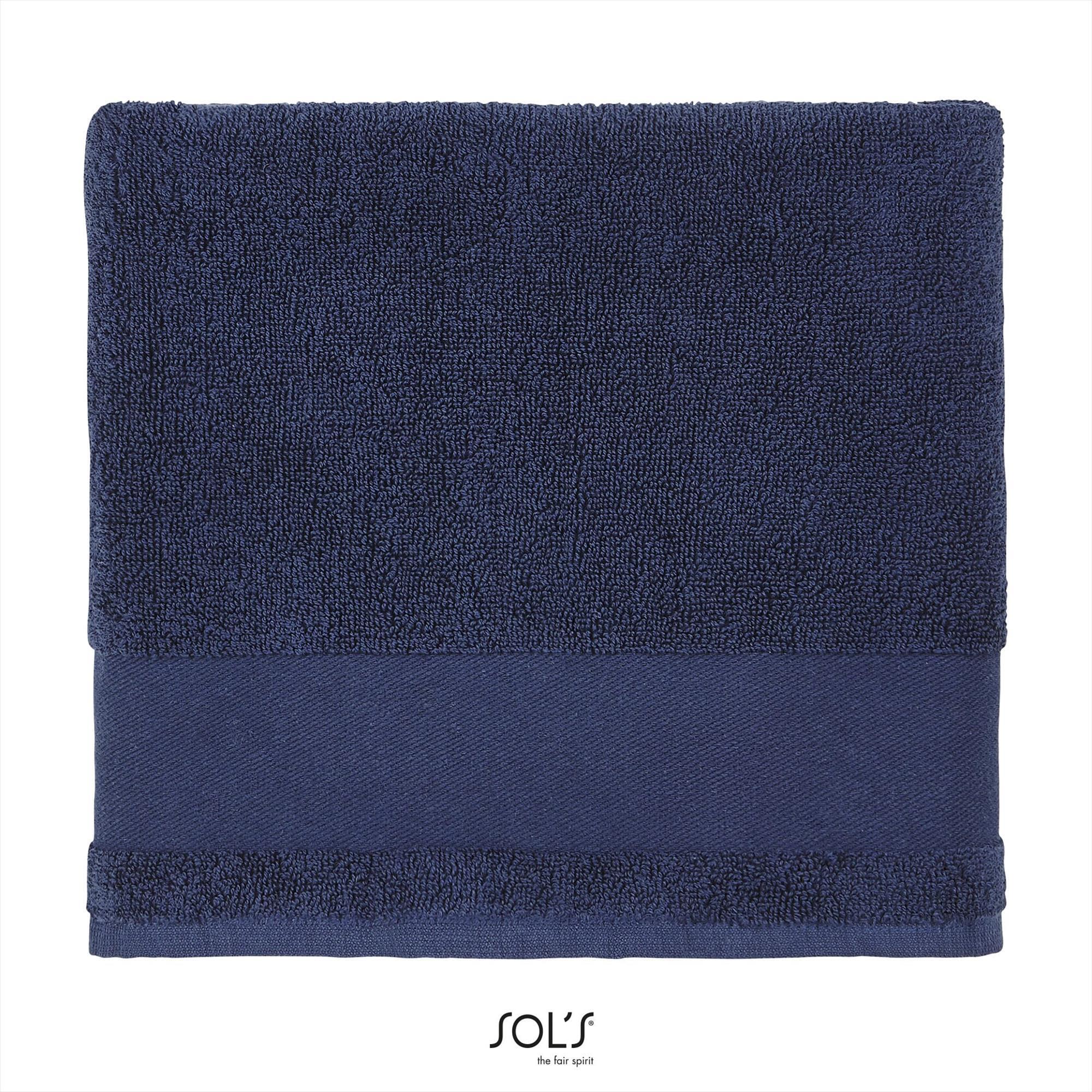 badstof handdoek donkerblauw diverse maten