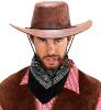 Bandana 55x55, zwart stoere cowboy bandana