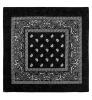 foto 3 Bandana 55x55, zwart stoere cowboy bandana