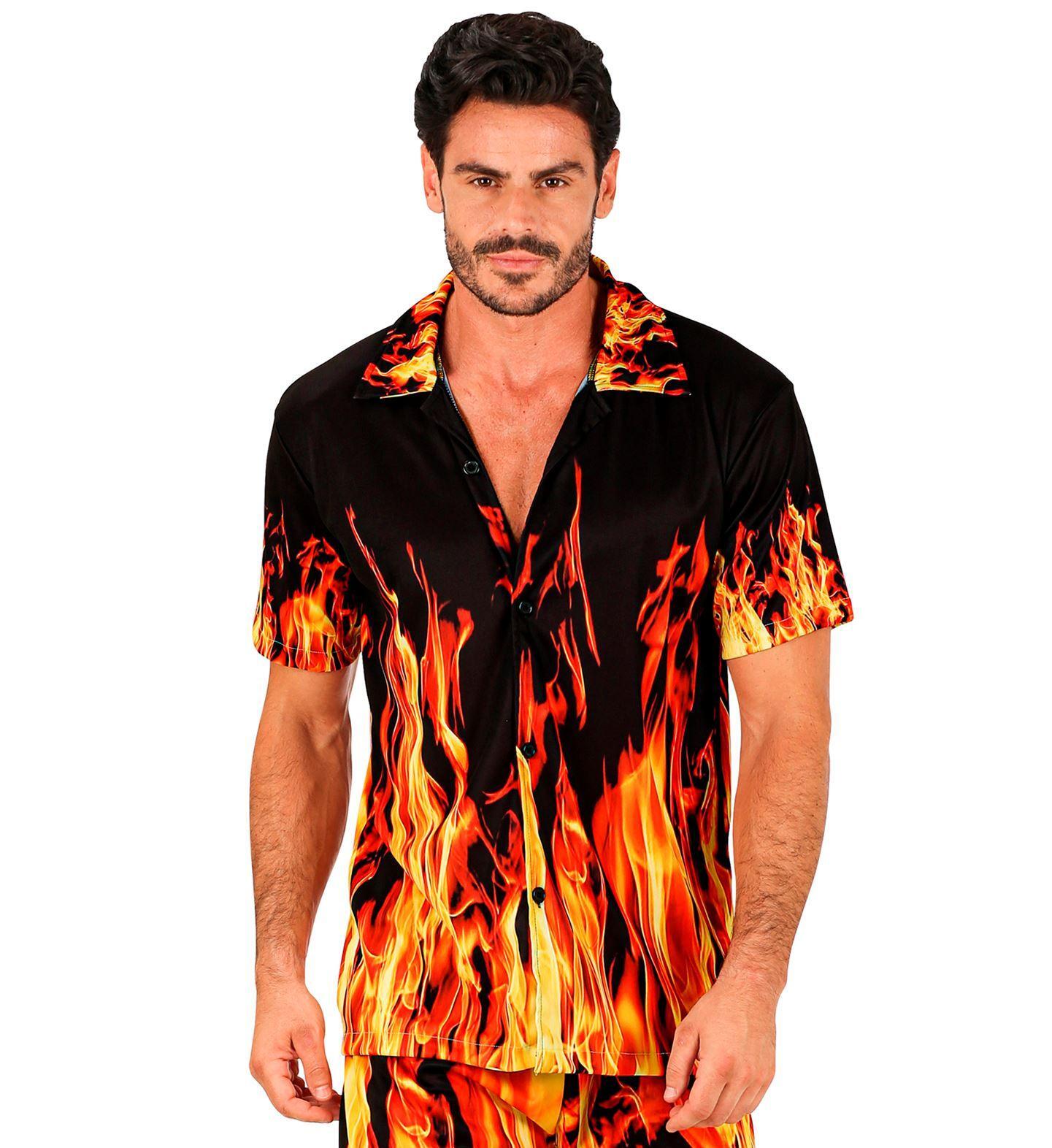 BBQ Meester Shirt - Dynamische Vlammenopdruk