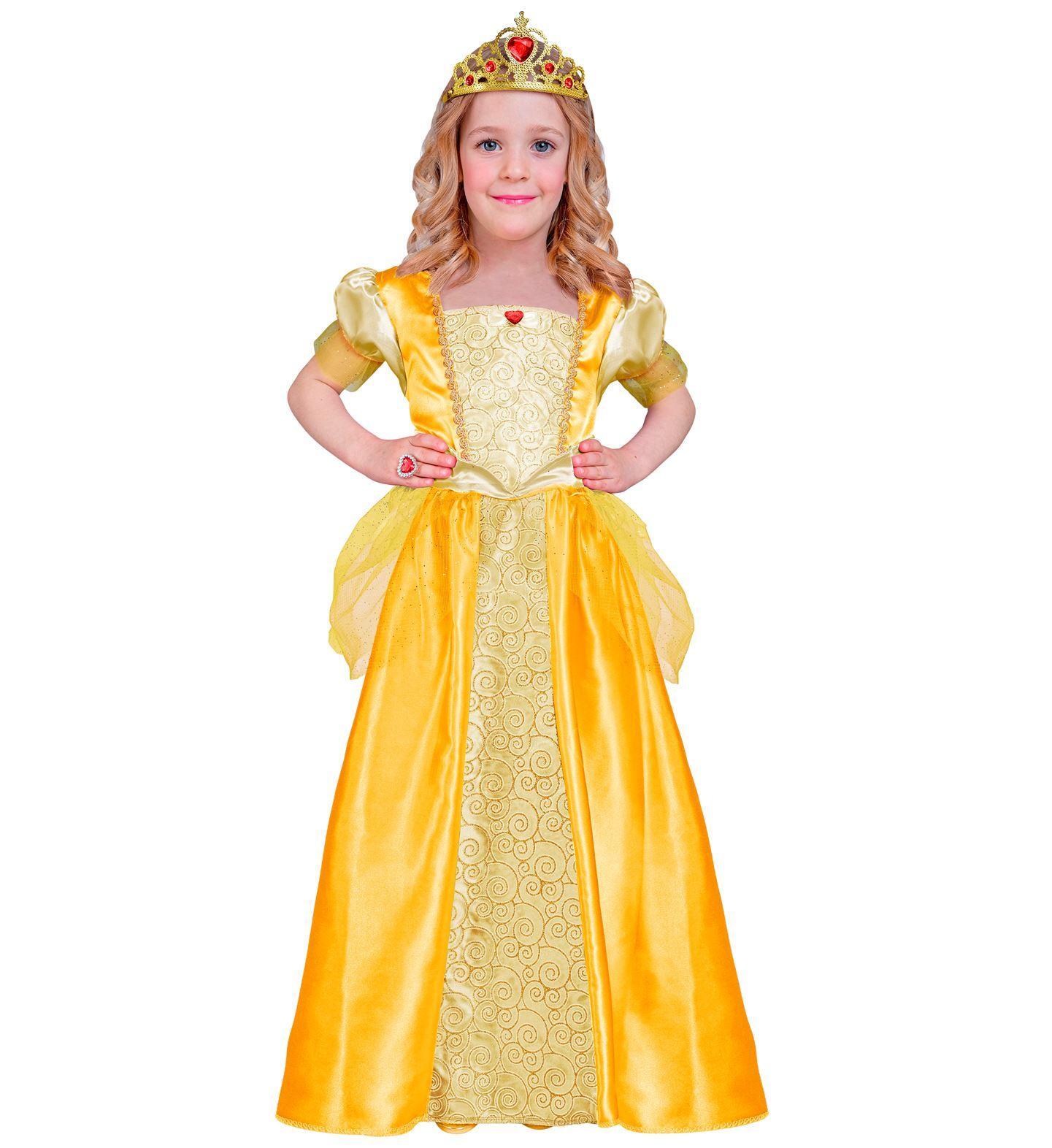 Betoverende schitterend Gele Prinsessenjurk voor Kinderen
