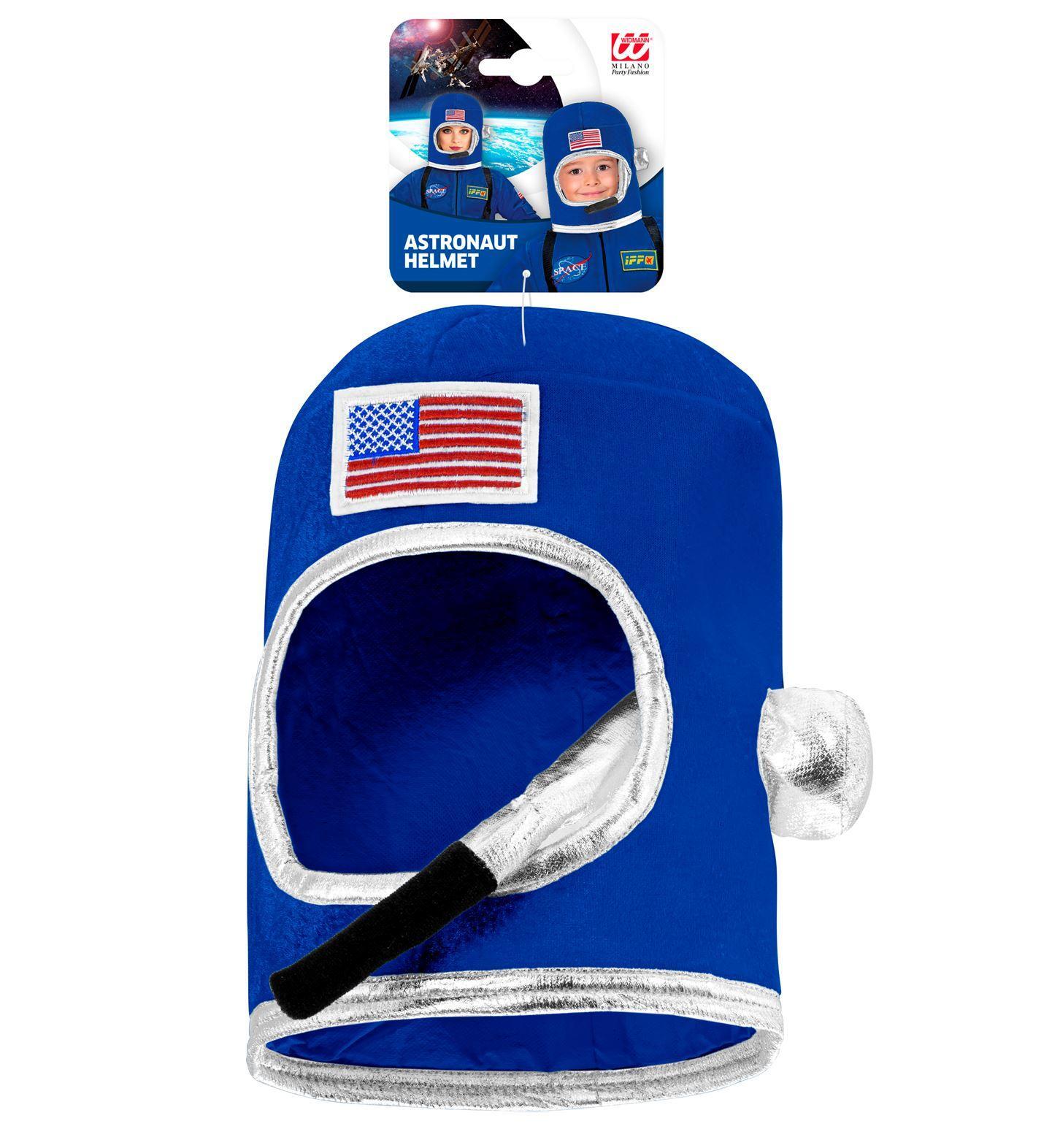 Blauwe astronauten helm voor de kleine astronaut kind 
