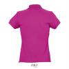 foto 2 Dames polo fuchsia korte mouw