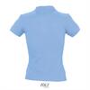 foto 2 Dames polo hemelsblauw korte mouw Vrouwelijke polo