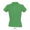 foto 2 Dames polo kermitgroen korte mouw Vrouwelijke polo