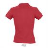 foto 2 Dames polo rood korte mouw Vrouwelijke polo