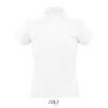 foto 2 Dames polo wit korte mouw