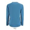 foto 2 Dames sport T-shirt met lange mouwen aqua blauw
