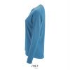 foto 3 Dames sport T-shirt met lange mouwen aqua blauw 