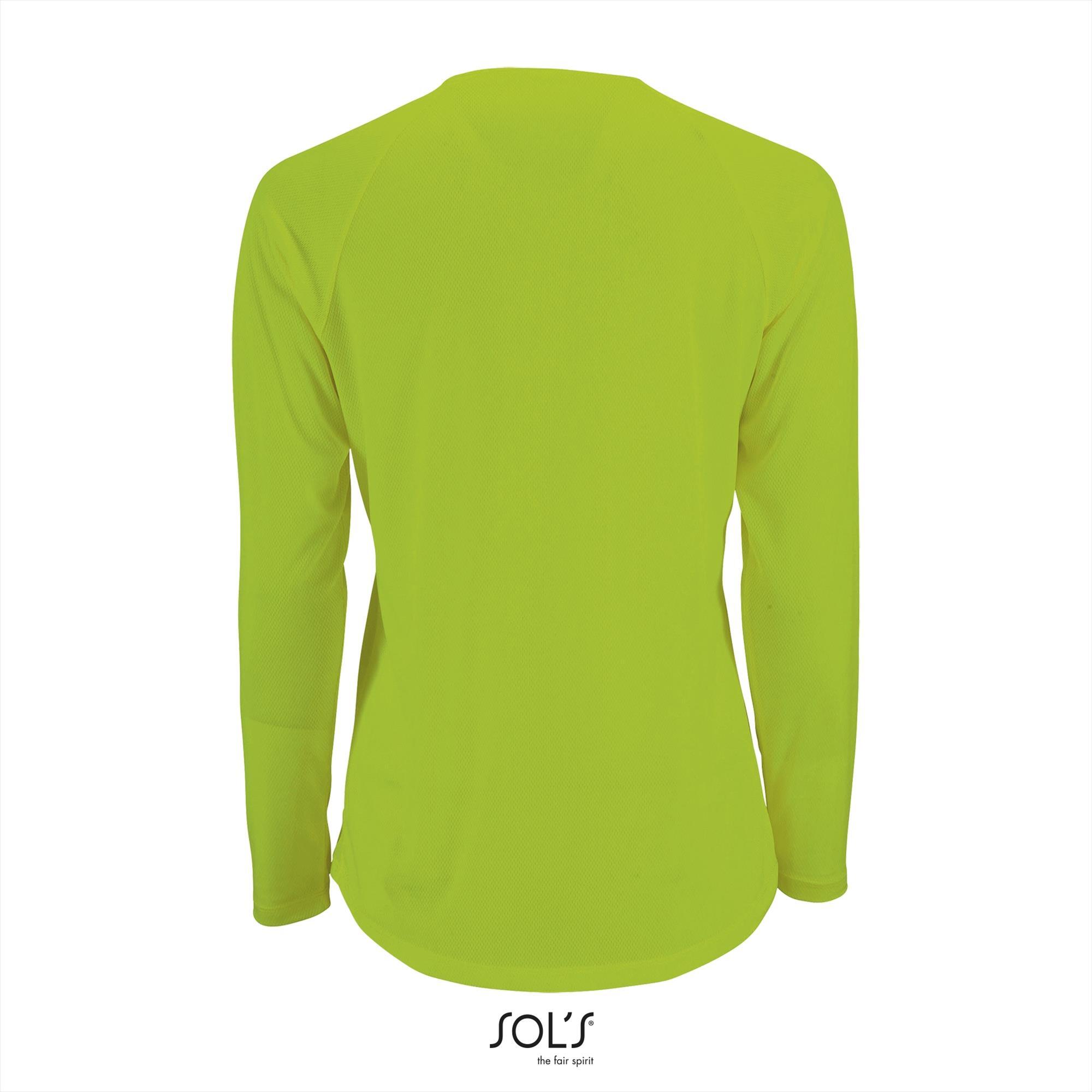 Neon groen shirt dames online