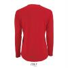 foto 2 Dames sport T-shirt met lange mouwen rood
