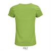 foto 2 Dames T-shirt appel groen Ronde hals biologisch katoen