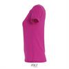 foto 3 Dames T-shirt fuchsia ronde hals 