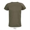 foto 2 Dames T-shirt khaki biologisch katoen ronde hals