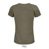 foto 2 Dames T-shirt khaki Ronde hals biologisch katoen