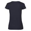 foto 2 Dames T-shirt met V-hals diep Marine blauw Fruit of the Loom