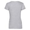 foto 2 Dames T-shirt met V-hals heide grijs Fruit of the Loom