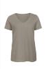 foto 1 Dames T-shirt met V-hals licht grijs