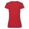 foto 2 Dames T-shirt met V-hals rood Fruit of the Loom