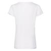 foto 2 Dames T-shirt met V-hals wit Fruit of the Loom