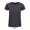 Dames T-shirt muis grijs Ronde hals biologisch katoen