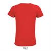 foto 2 Dames T-shirt rood biologisch katoen ronde hals