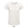 Dames T-shirt wit Ronde hals biologisch katoen