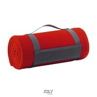 Fleece deken rood 150x120cm. Goedkope Feestwinkel