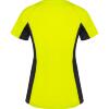 foto 2 Fraaie sport dames T-shirt fluor geel met zwart