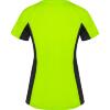 foto 2 Fraaie sport dames T-shirt fluor groen met zwart