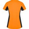 foto 2 Fraaie sport dames T-shirt fluor oranje met zwart