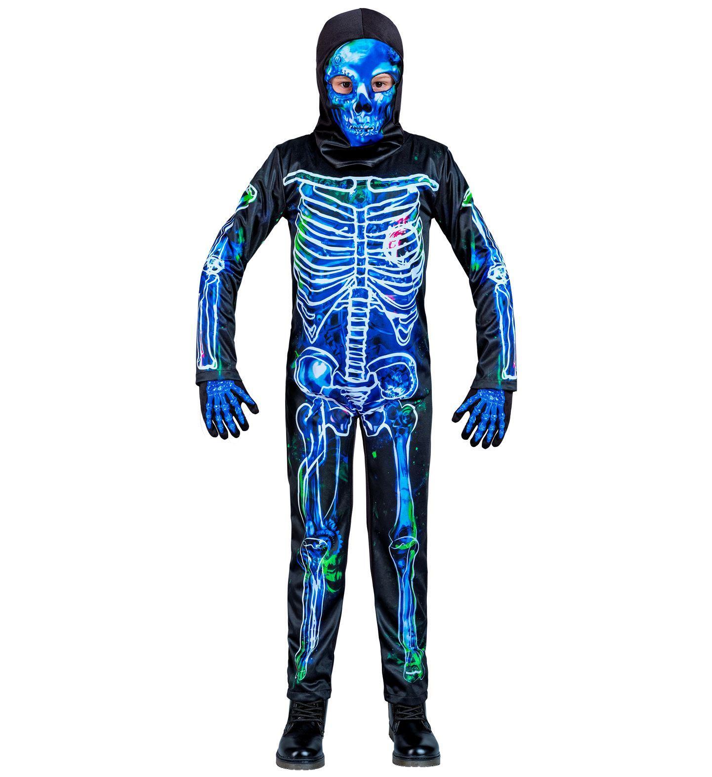 Giftig skelet angstaanjagende kostuum Halloween