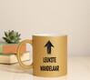 foto 4 Gouden mok glitter goud voor een wandelaar vintage letters