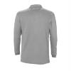 foto 2 Heerlijk warme heren polo grijs melange lange mouw