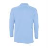 foto 2 Heerlijk warme heren polo hemelsblauw lange mouw