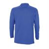 foto 2 Heerlijk warme heren polo royal blauw lange mouw