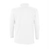 foto 2 Heerlijk warme heren polo wit lange mouw