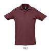 Heren polo bordeaux korte mouw personaliseren bedrukken vanaf 1 stuks
