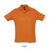 Heren polo oranje korte mouw unisex koningsdag